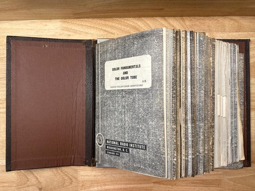 National Radio Institute Course books Radio TV Repair and Electronics 2 sets