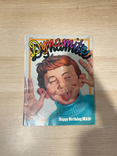 Dynamite Magazine - Happy Birthday, MAD! Uncut Baseball Cards