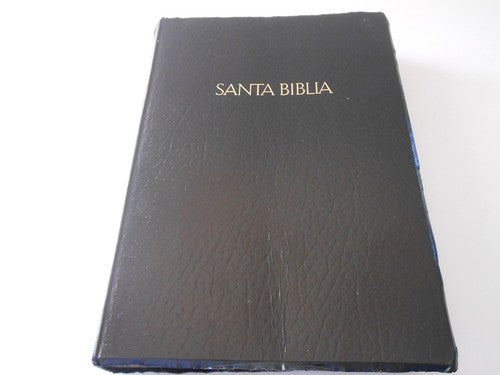 RVR 1960 Biblia Letra Súper Gigante con Referencias, negro imitación piel