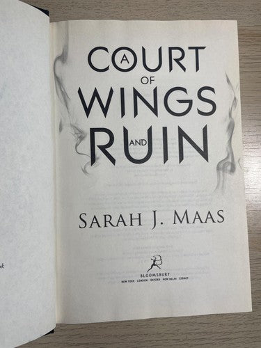 A Court of Wings and Ruin, Sarah J. Maas, Original Hardcover, First Printing