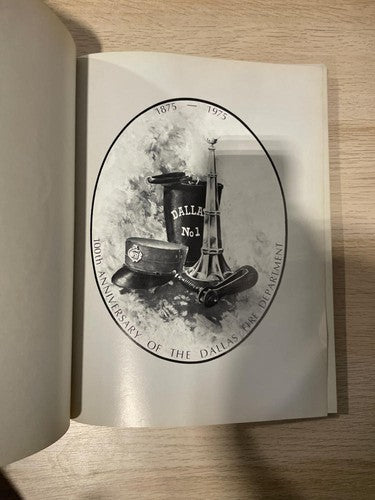 1975 Dallas Fire Department Centennial Edition History Book Texas Firefighting