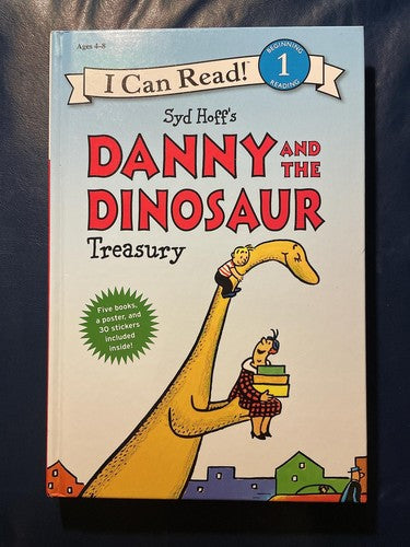 Danny and the Dinosaur Treasury by Syd Hoff Hardcover Children's Book