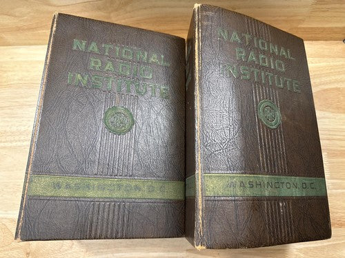 National Radio Institute Course books Radio TV Repair and Electronics 2 sets