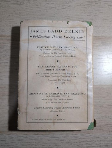 Monterey Peninsula 1941 First Edition California History Book Vintage