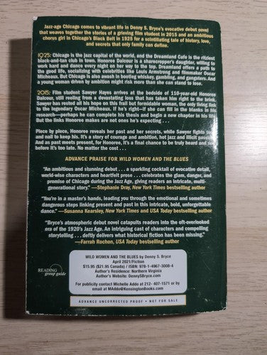 Wild Women and the Blues by Denny S. Bryce ARC Advance Reader Copy Proof