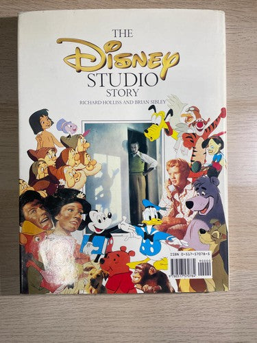 The Disney Studio Story 1988 First Edition Disney Animation History Book
