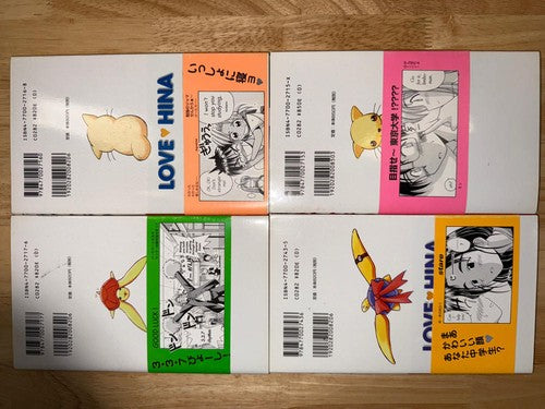 Love Hina Manga Vol 1-8 Complete Set Ken Akamatsu Japanese Cards