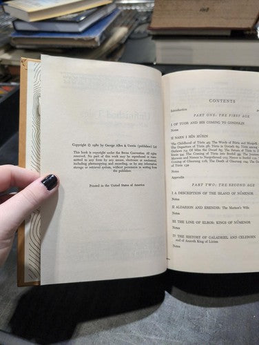 Unfinished Tales of Numenor and Middle-earth J.R.R. Tolkien 1st Edition 1980