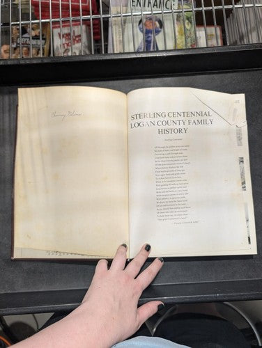1884 1984 Colorado Sterling Centennial Logan County Family History Book