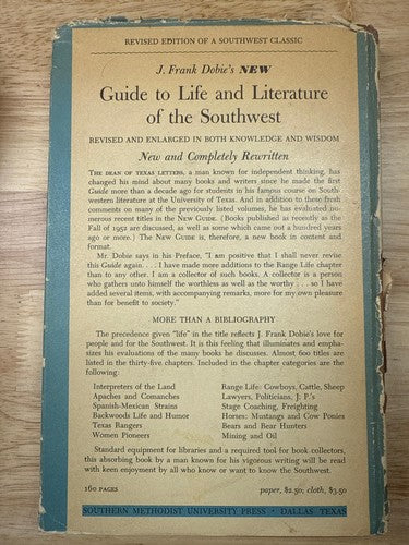 SIGNED 1ST EDITION The Typical Texan By Joseph Leach 1952 SMU Press Cisneros