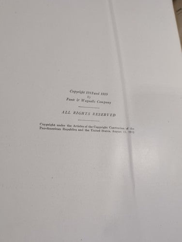 Funk & Wagnalls New Standard Dictionary 2 Volume Set 1913 Vintage Reference