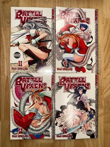 Battle Vixens Vol 1-12 English Manga Complete Series Paperback Yuji Shiozaki OOP