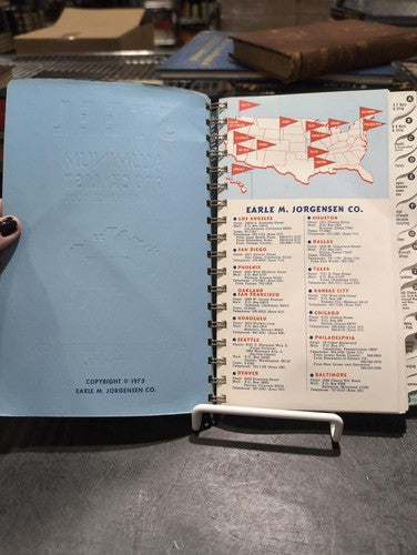 1973 Steel and Aluminum Stock List Reference Book Industrial Materials Guide