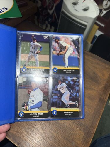 Miller High Life 1990 Milwaukee Brewers Commemorative Cards Album MLB Baseball