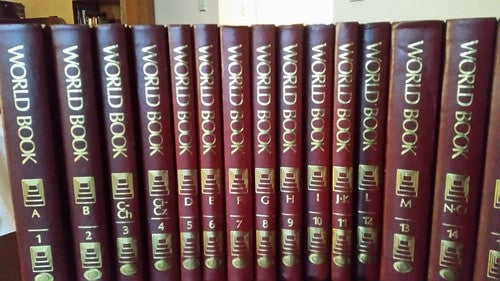 World Book Encyclopedia 1995 Complete 22 Volume Set Hardcover Reference