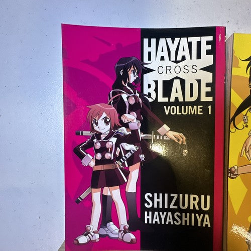 Hayate Cross Blade Manga Vol 1-4 Complete Set Shizuru Hayashiya Japanese