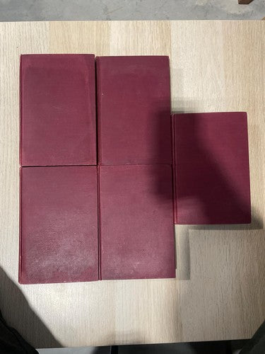 1909 Robert Louis Stevenson Medallion Edition 5 Volume Set Antique Books