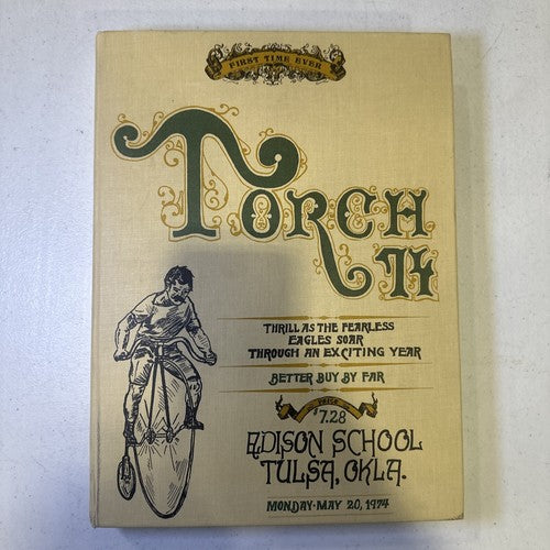 1974 Edison High School Yearbook Tulsa Oklahoma Torch Annual