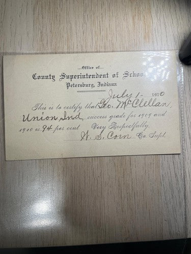 Antique Report Cards Commencement Programs 1898 1900 1909 School Ephemera