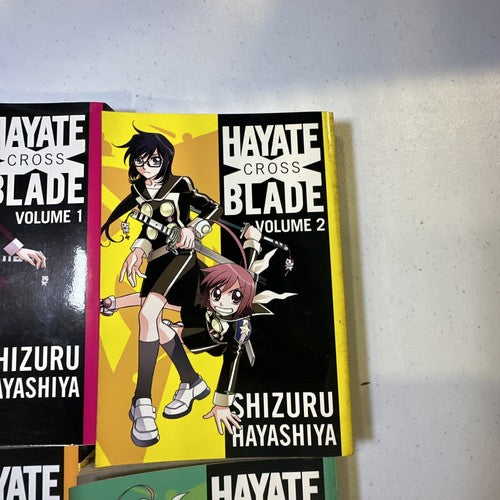 Hayate Cross Blade Manga Vol 1-4 Complete Set Shizuru Hayashiya Japanese