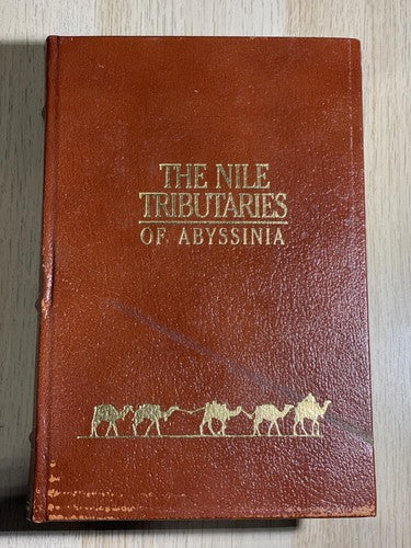 The Nile Tributaries Of Abyssinia by Samuel W Baker 1987 Leather Cover