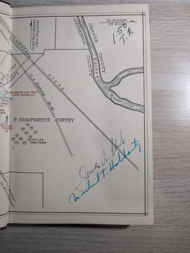 Spindletop 1952 First Edition Signed Clark Thomas Oil History Texas Book