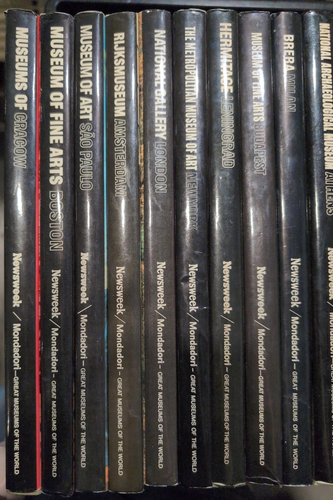 Newsweek Great Museums of the World 5 Book Set Art History Collection