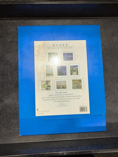 Monet Art Prints Portfolio Set of 8 - 14x11 inch Claude Monet Reproductions