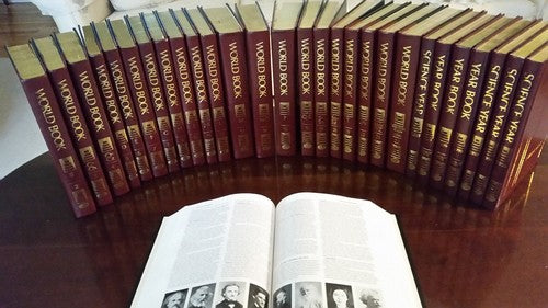 World Book Encyclopedia 1995 Complete 22 Volume Set Hardcover Reference