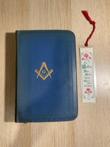 Masonic Holy Bible 1940 Bethlehem Lodge No. 453 Freemason Reference Book