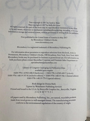 A Court of Wings and Ruin, Sarah J. Maas, Original Hardcover, First Printing