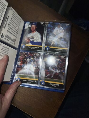 Miller High Life 1990 Milwaukee Brewers Commemorative Cards Album MLB Baseball