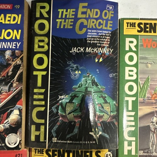 Robotech The Sentinels, First Generation, Lost Generation mixed book lot