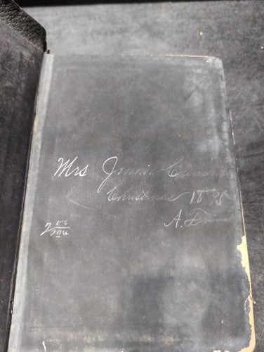 1895 Oxford Holy Bible S.S. Sunday School Teachers Edition Antique Victorian