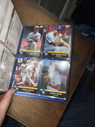 Miller High Life 1990 Milwaukee Brewers Commemorative Cards Album MLB Baseball