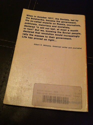 The Russian Revolution: What Actually Happened? [Paperback] Sayer, Jane