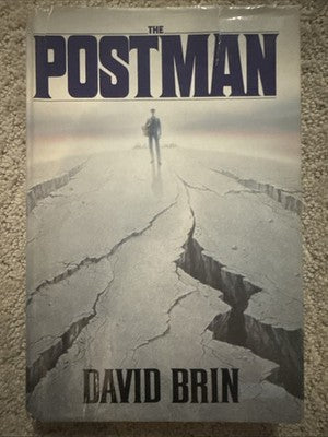 The Postman by David Brin First 1st Edition Hardcover HCDJ 1985