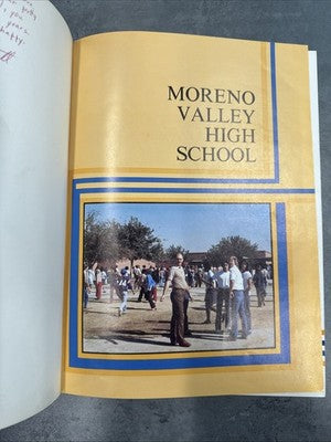 1978 "Valhalla" - Moreno Valley High School Yearbook - Moreno Valley, California