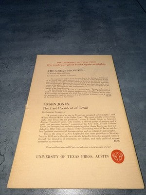 Vintage Southwest Review  Historical August 1964 SIGNED by J. Frank Dobie