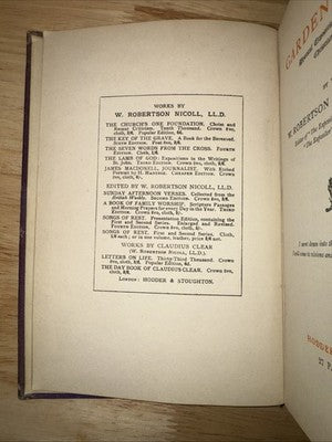 Garden of Nuts: Mystical Expositions & Christian Mysticism 1905 First Edition