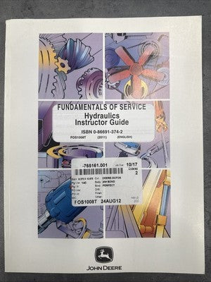 LOT of 3 John Deere FUNDAMENTALS OF SERVICE  ENGINES HYDRAULICS ELECTRIC SYSTEMS