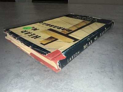 Hear Me Barabbas by Bill Larson 1969 Signed Copy 1st Edition