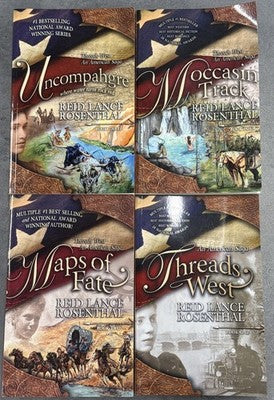 An American Saga Threads West Maps of Fate Uncompahgre Moccasin Track SIGNED!
