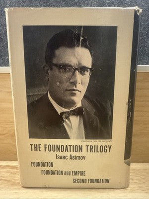 The Foundation Trilogy Isaac Asimov 1951 HARDCOVER Book Club Edition Sci-Fi
