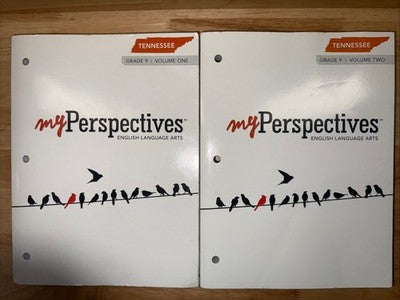 LOT 2 BOOKS My Perspectives GRADE 9 VOL 1 & 2 English Language Arts Tennessee