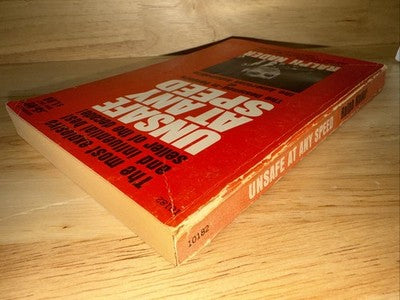 Unsafe at Any Speed Ralph Nader 1966 Paperback SIGNED First Edition Autograph