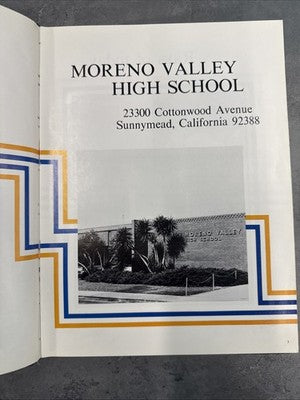 1978 "Valhalla" - Moreno Valley High School Yearbook - Moreno Valley, California