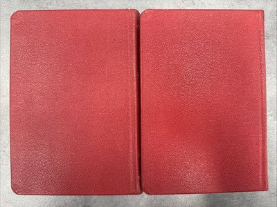The Life of Christ  The Prayer Book Red Hardcover Gilded Edges Illustrated 1954