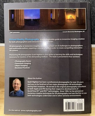 Virtual Reality Photography: Creating Panoramic and Object Images SIGNED
