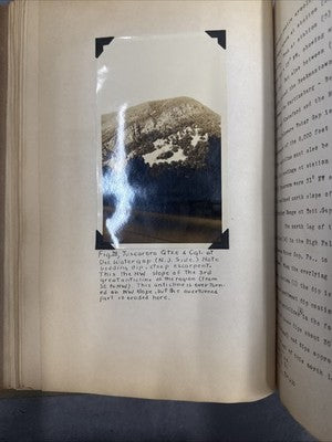 1935 Delaware Water Gap Geology Survey Manuscript Hand-Drawn Maps Photos Unique